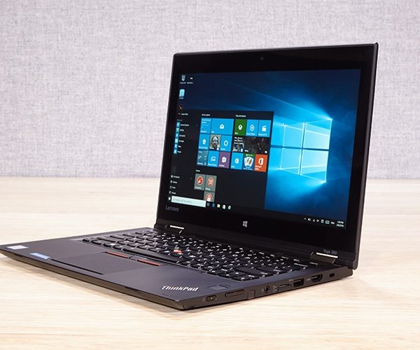 Lenovo Thinkpad Yoga 260 Ordinateur portable convertible / écran tactile IPS FHD 12,5" (1920 x 1080), Intel Core i5-6300U, SSD 256 Go, mémoire DDR4 8 Go, Windows 10 Professional 64 bits – Webcam – Noir
